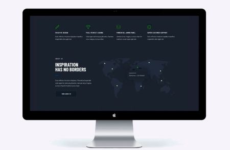 IMac с открытым сайтом